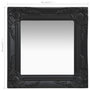 Voir la diapositive 6 : VIDAXL Miroir mural style baroque 40x40 cm noir