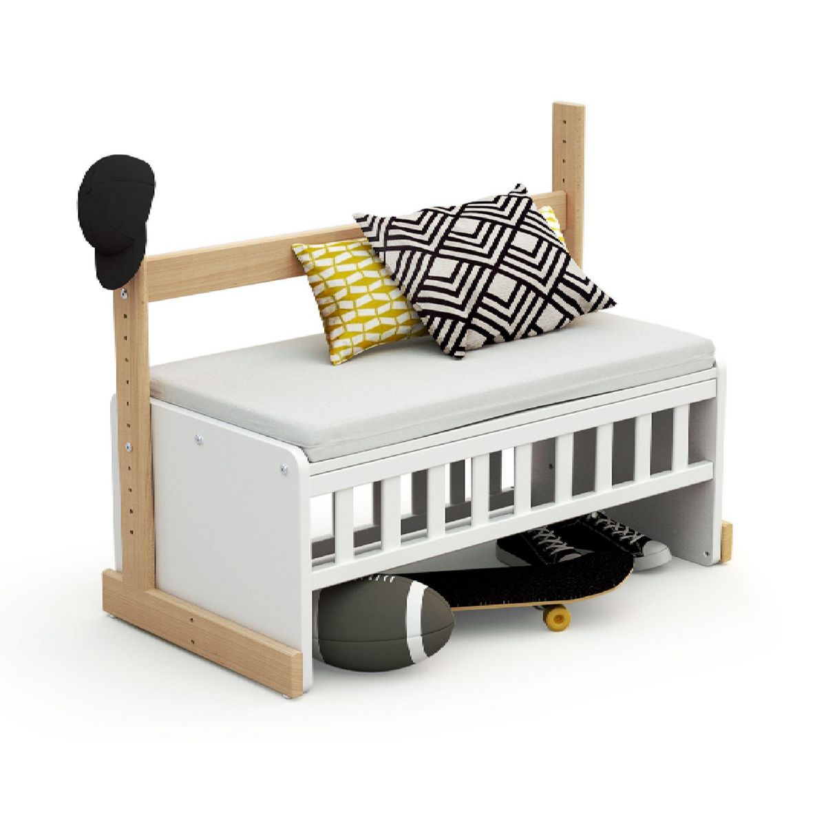 AT4 Berceau cododo évolutif CONFORT en bois