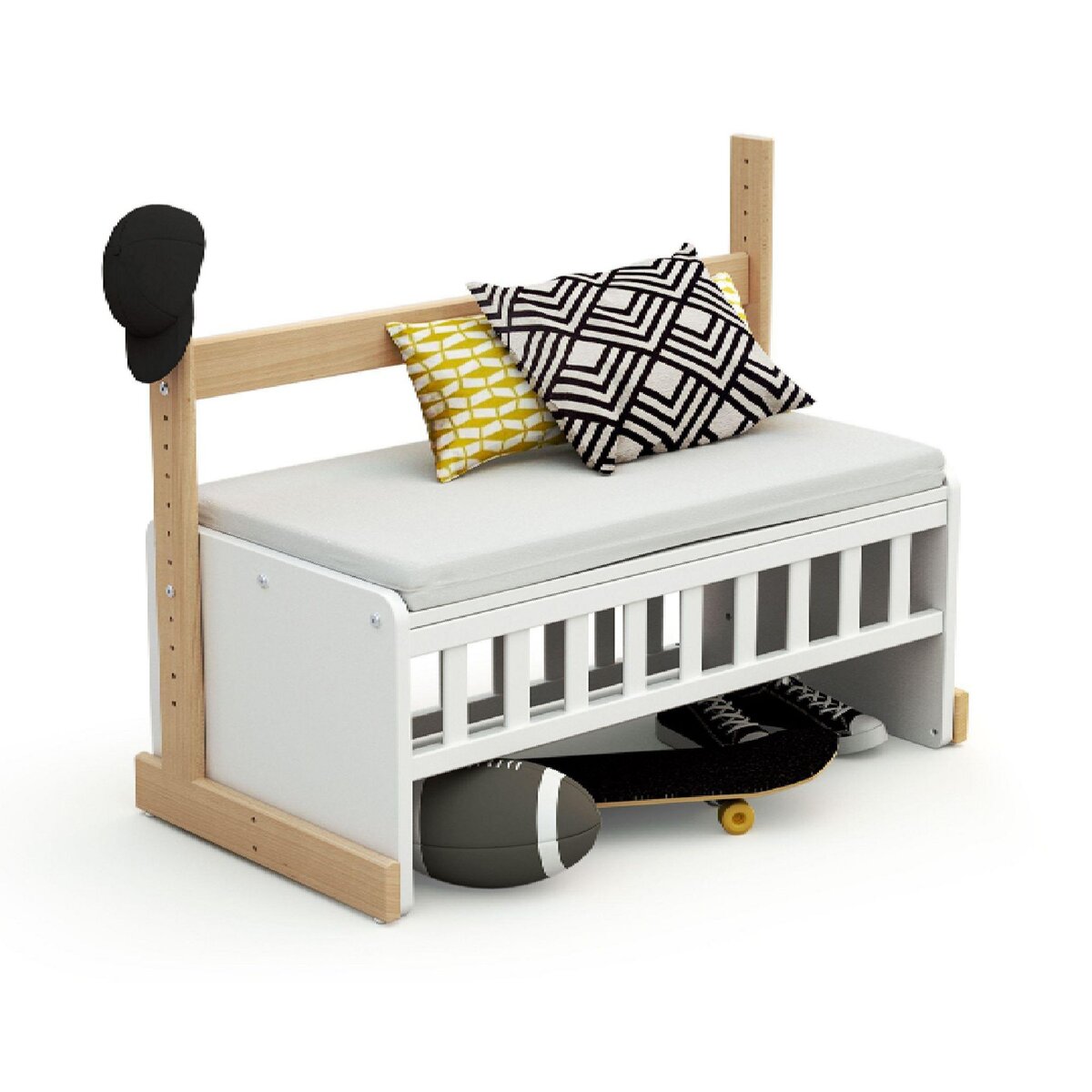 AT4 Berceau cododo évolutif CONFORT en bois