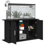 Voir la diapositive 4 : VIDAXL Support d aquarium chêne noir 101x41x58 cm bois d ingénierie