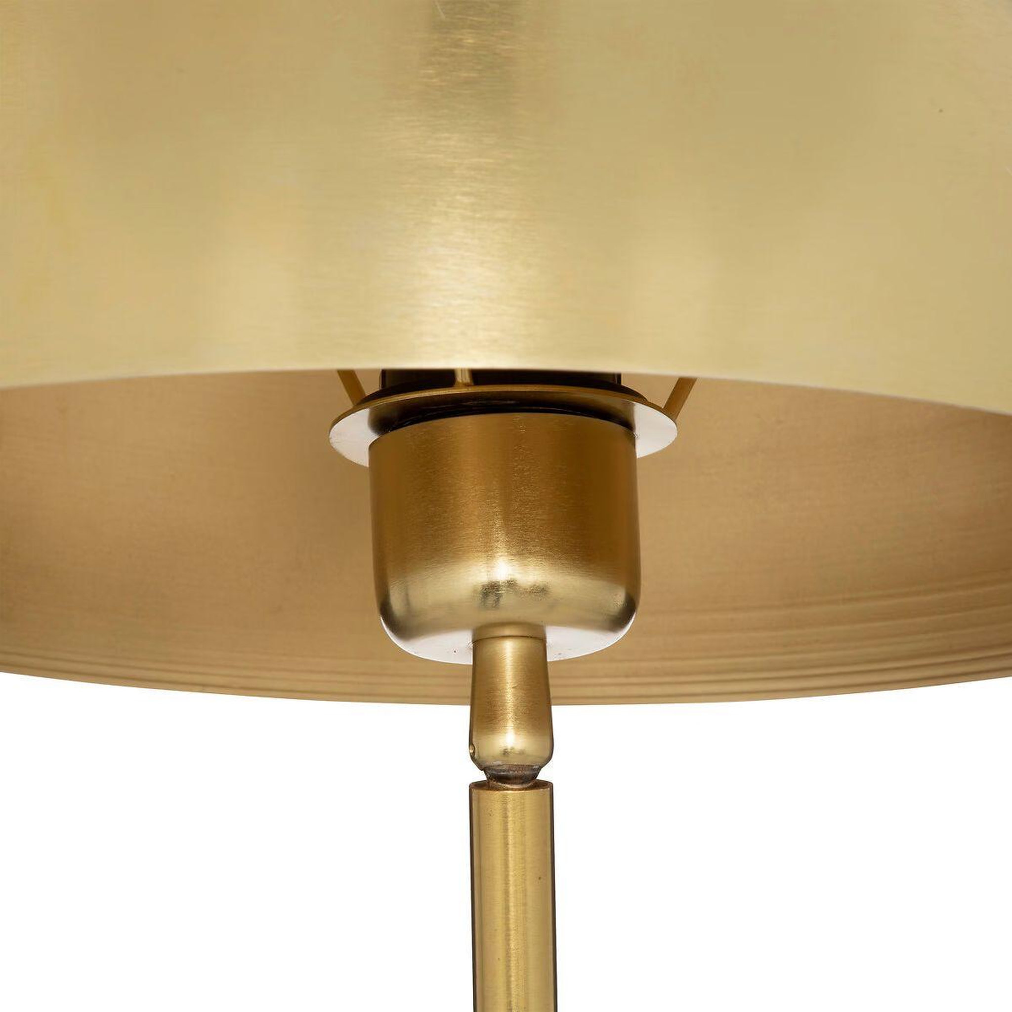Voir la diapositive 2 : ATMOSPHERA Lampe à poser champignon  lilio  46cm or