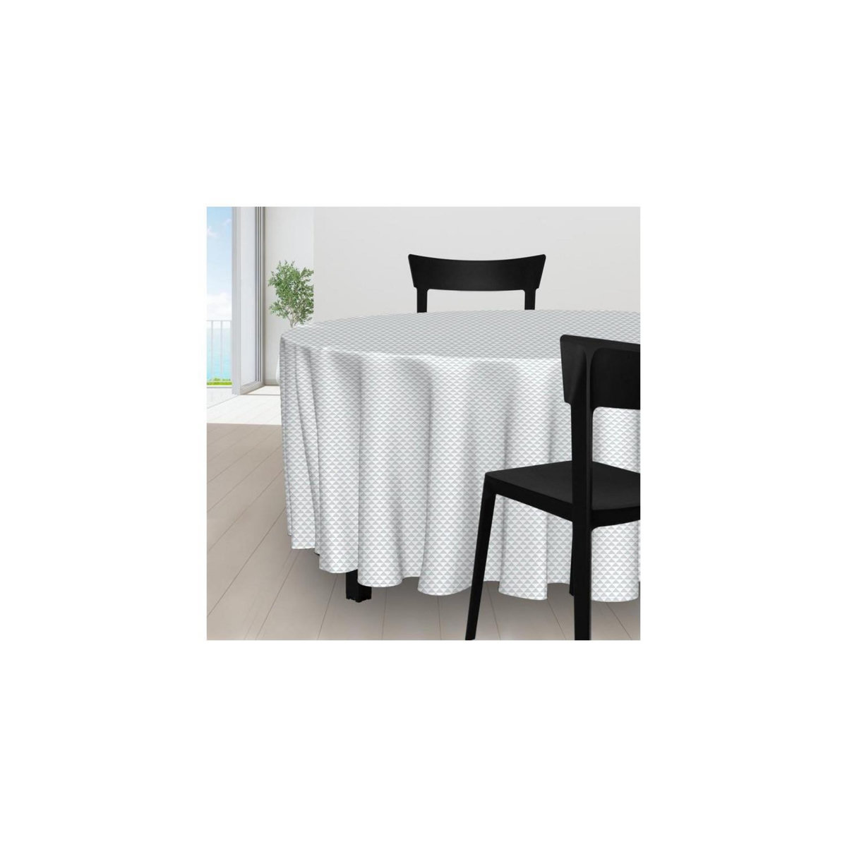 SOLEIL D'OCRE Nappe anti-tâches PALMIER, par Soleil d'ocre