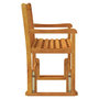 Voir la diapositive 4 : VIDAXL Balancelle de jardin 110 cm Bois d'acacia solide