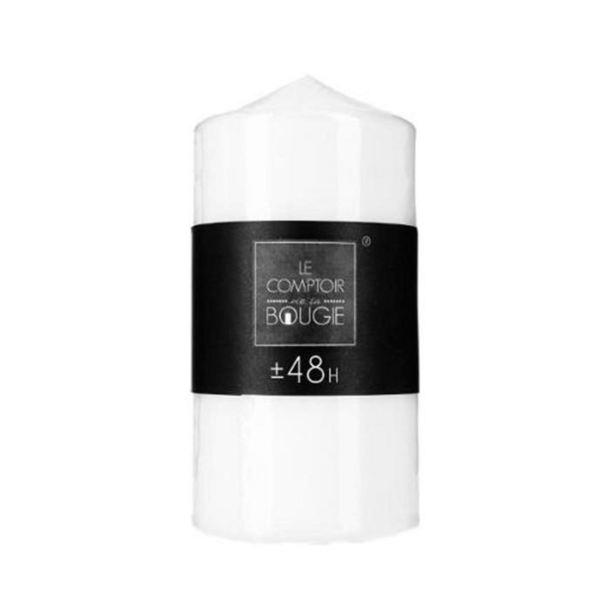 ATMOSPHERA Bougie Ronde  Hugo  14cm Blanc