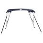 Voir la diapositive 5 : VIDAXL Toit bimini a 3 arceaux parois laterales 183x(170-182)x137 cm