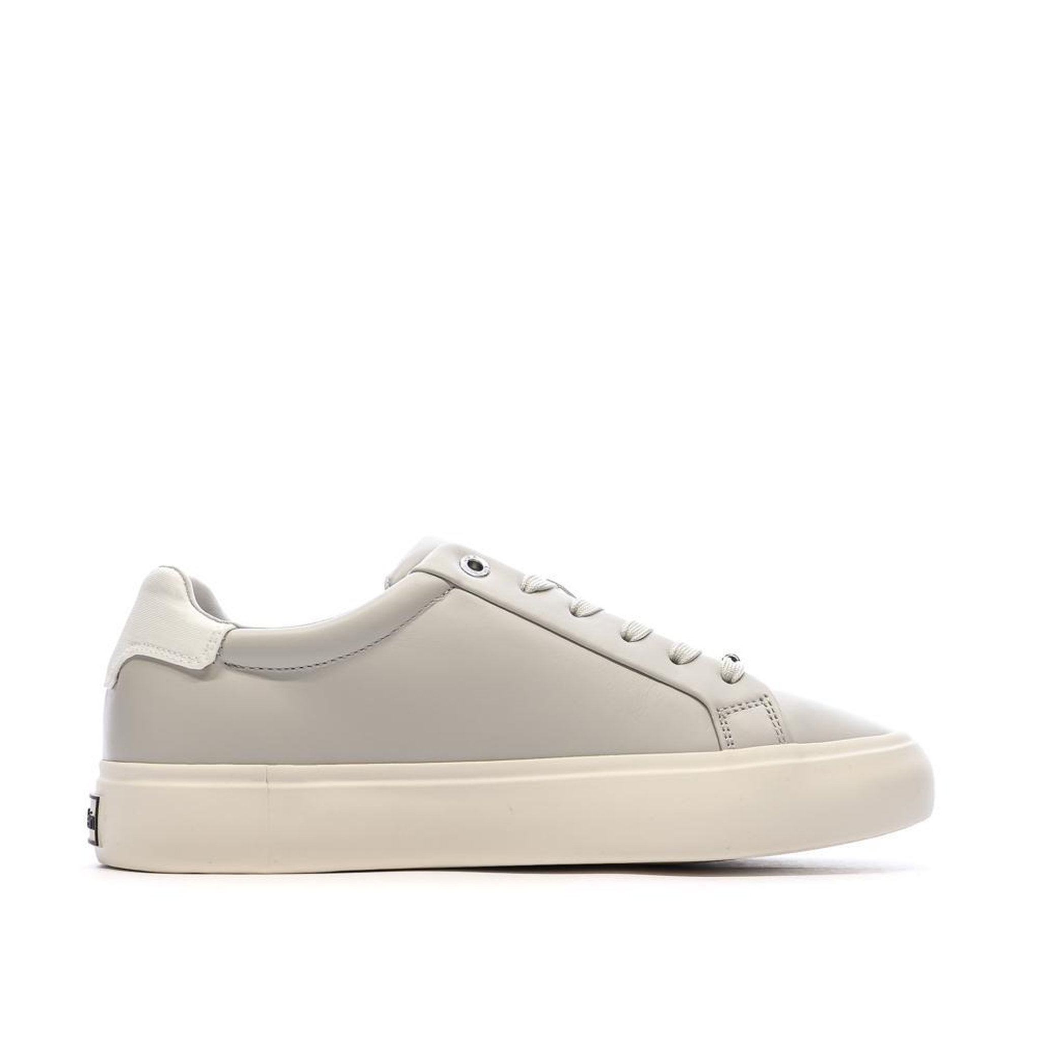 Voir la diapositive 2 : CALVIN KLEIN JEANS Baskets Grises Femme Calvin Klein Jeans Lace
