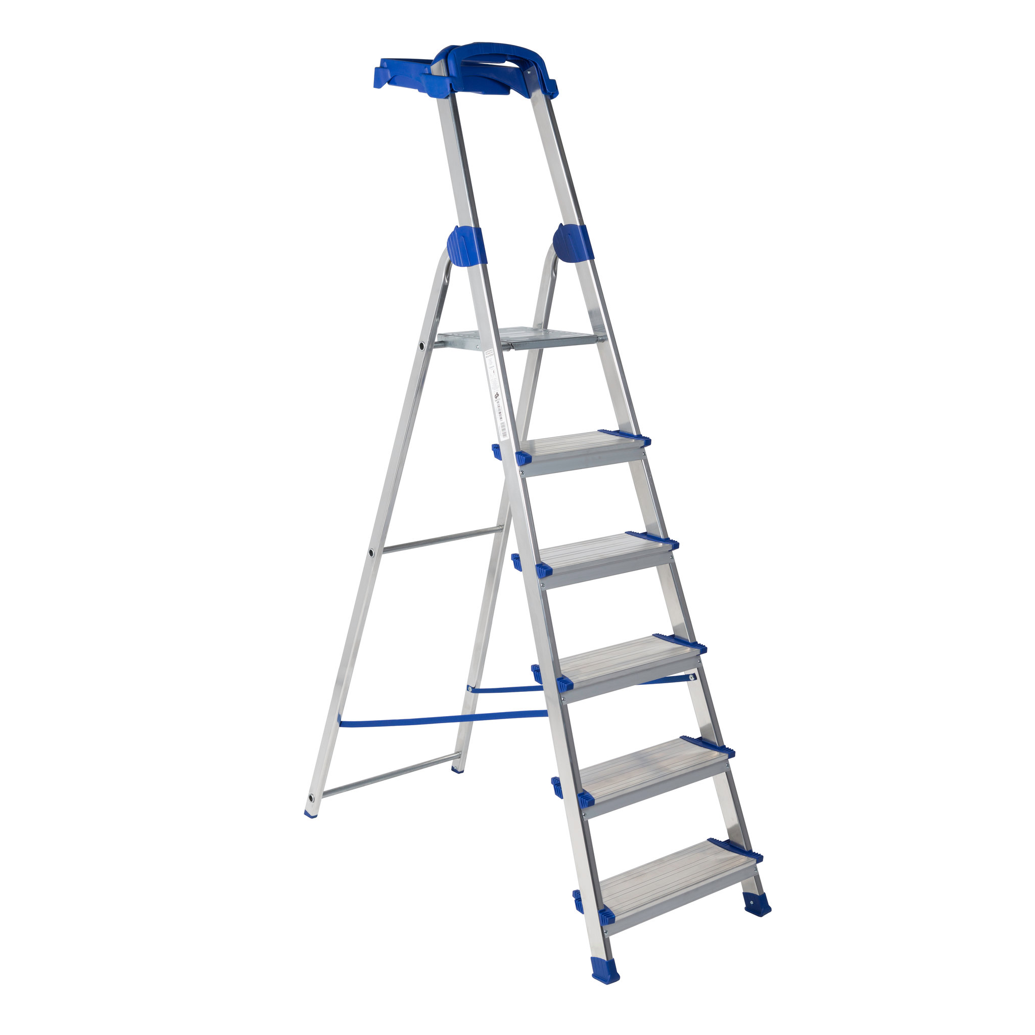 Voir la diapositive 1 : CENTAURE Escabeau XXL 6 marches larges - 3m20