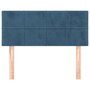 Voir la diapositive 3 : VIDAXL Tete de lit Bleu fonce 100x5x78/88 cm Velours