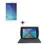 SAMSUNG Pack Tablette Tab E - Blanche & Clavier folio pour tablette 9"/10" 
