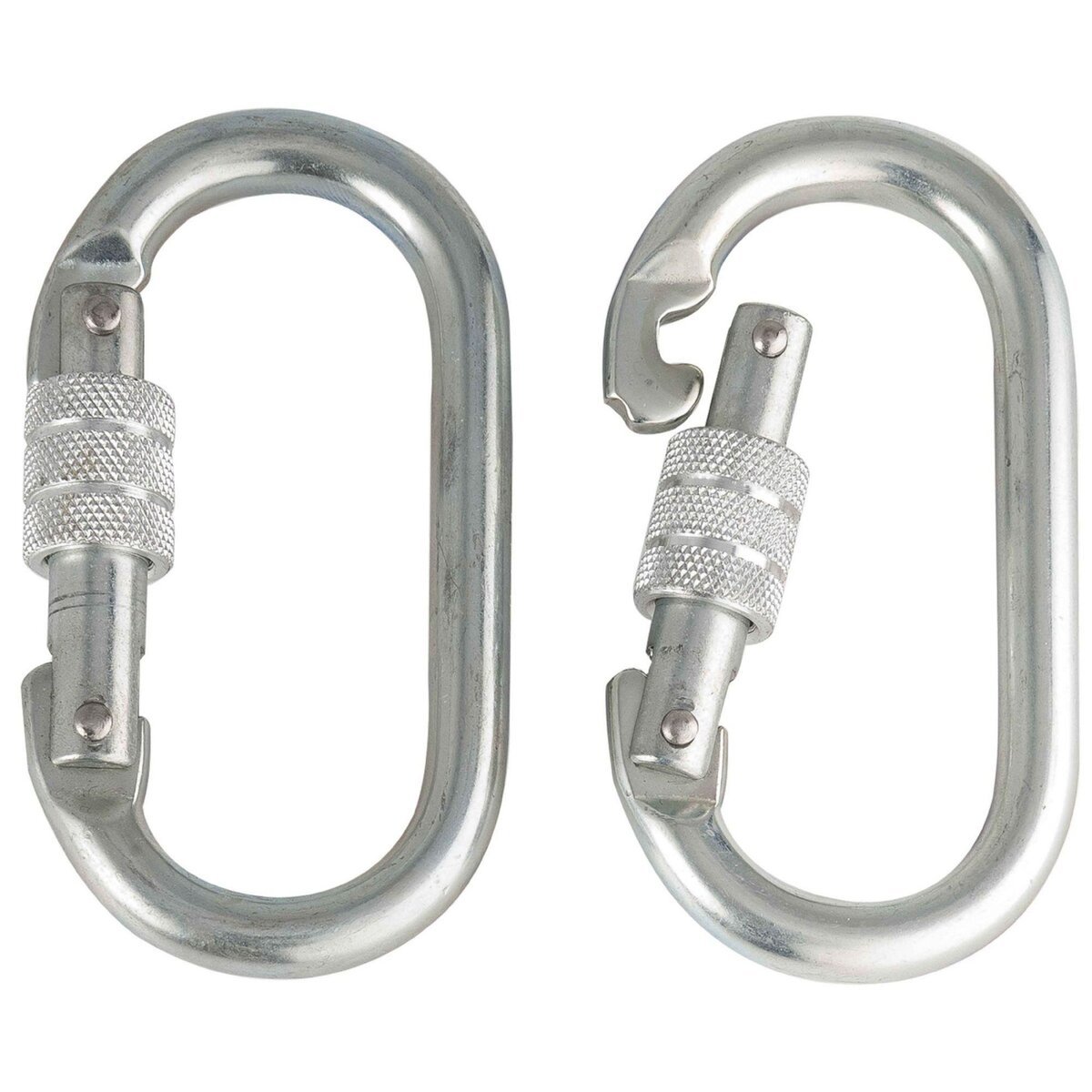 Ponsa Lot de 2 mousquetons de sécurité