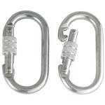 Ponsa Lot de 2 mousquetons de sécurité