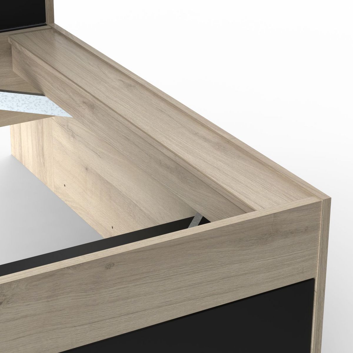 Lit 90x190/200 cm avec rangements LOREDANA