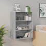 Voir la diapositive 1 : VIDAXL Armoire murale suspendue Sonoma gris 69,5x32,5x90 cm