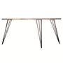 ATMOSPHERA Table basse design Neile - L. 97 x H. 50 cm - Noir