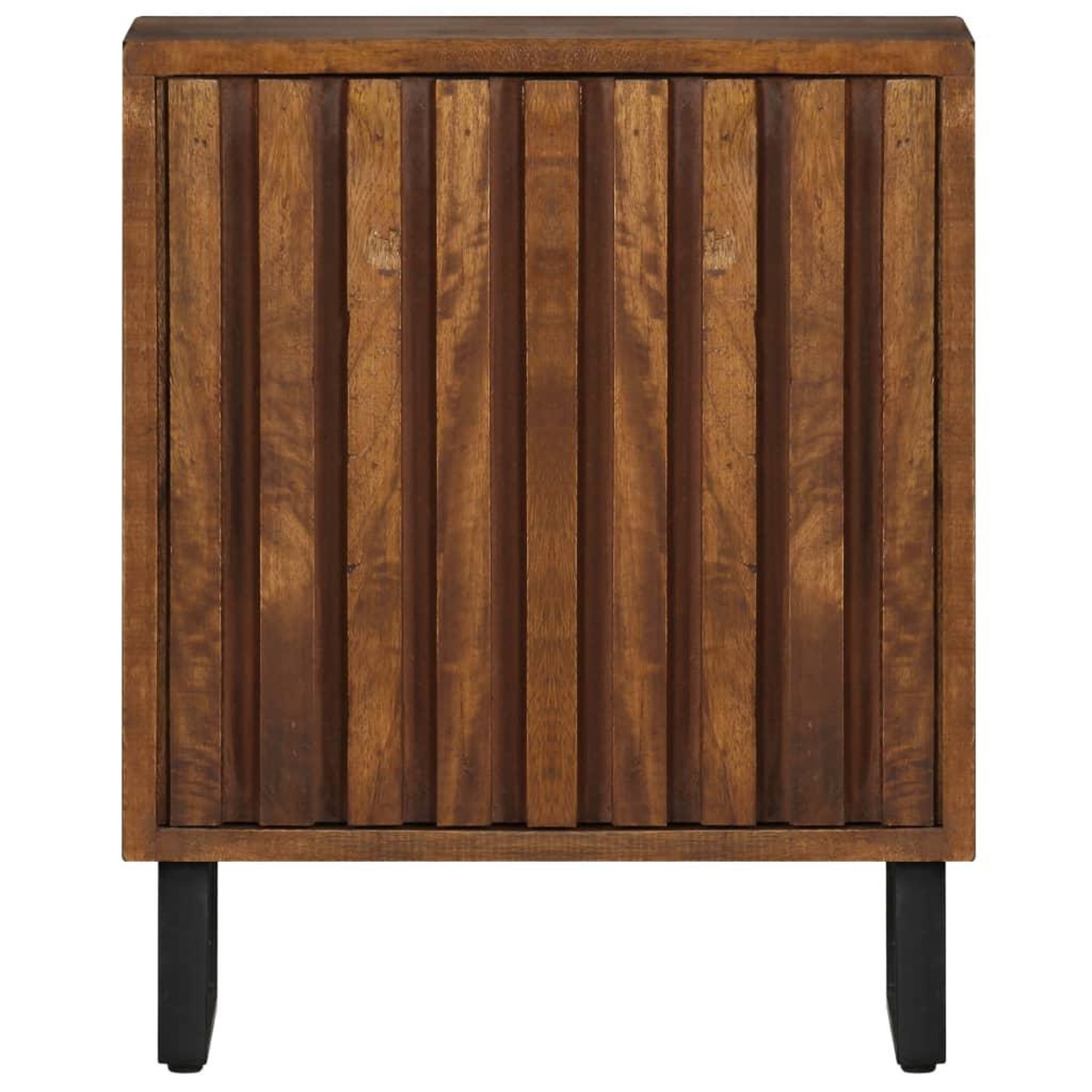 Voir la diapositive 2 : VIDAXL Table de chevet 40x30x50 cm bois de manguier massif