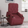 Voir la diapositive 1 : VIDAXL Fauteuil inclinable de massage Rouge bordeaux Similicuir