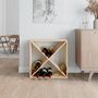 Voir la diapositive 3 : VIDAXL Armoire a vin 62x25x62 cm Bois de pin massif