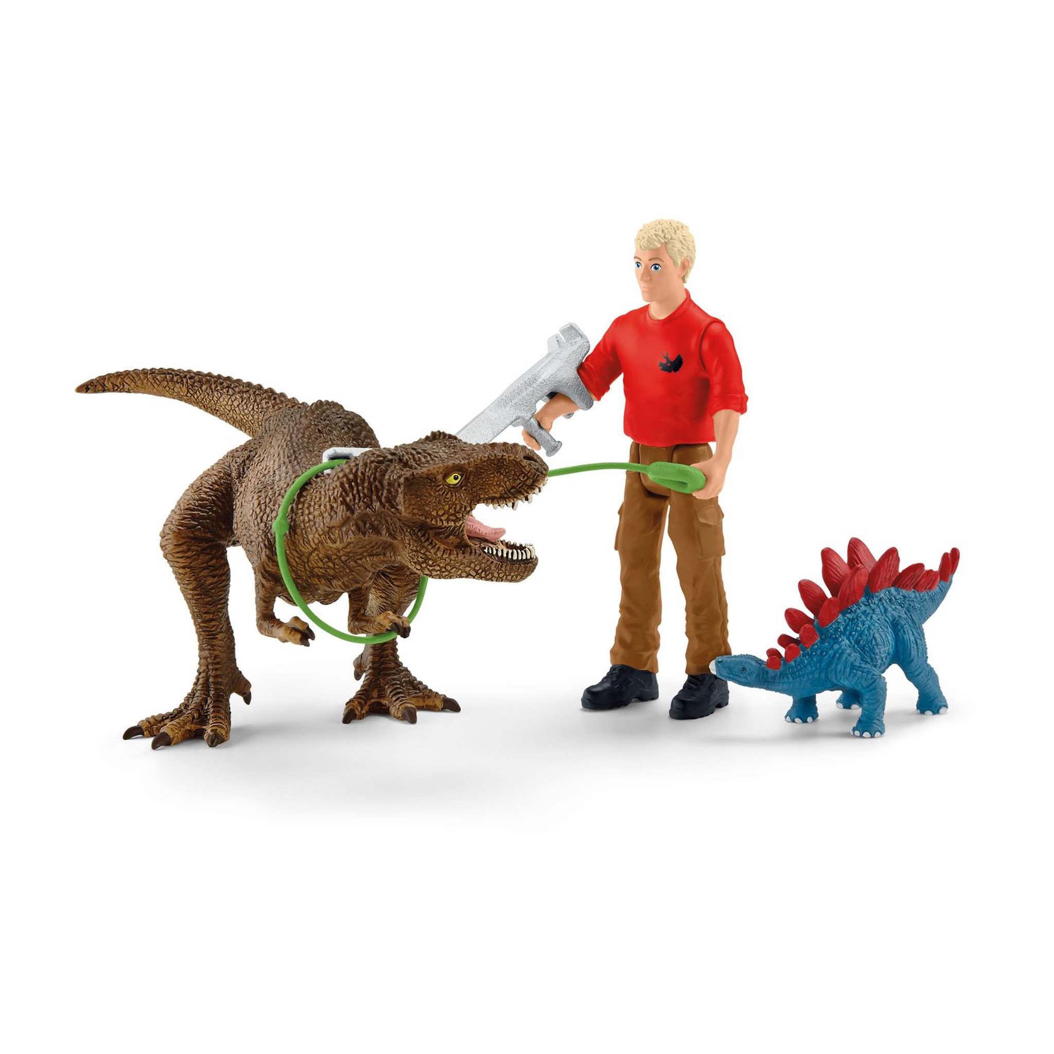 Schleich Attaque Tyrannosaure Rex Dinosaurs
