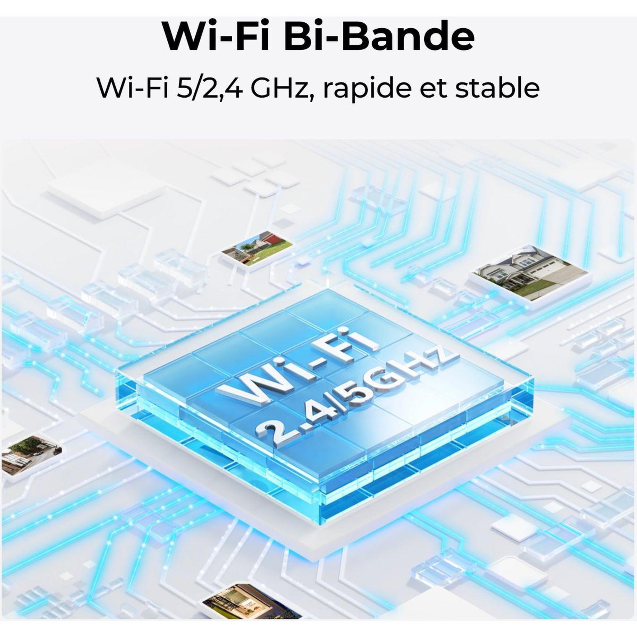 Voir la diapositive 5 : REOLINK Caméra de surveillance w320 blanche