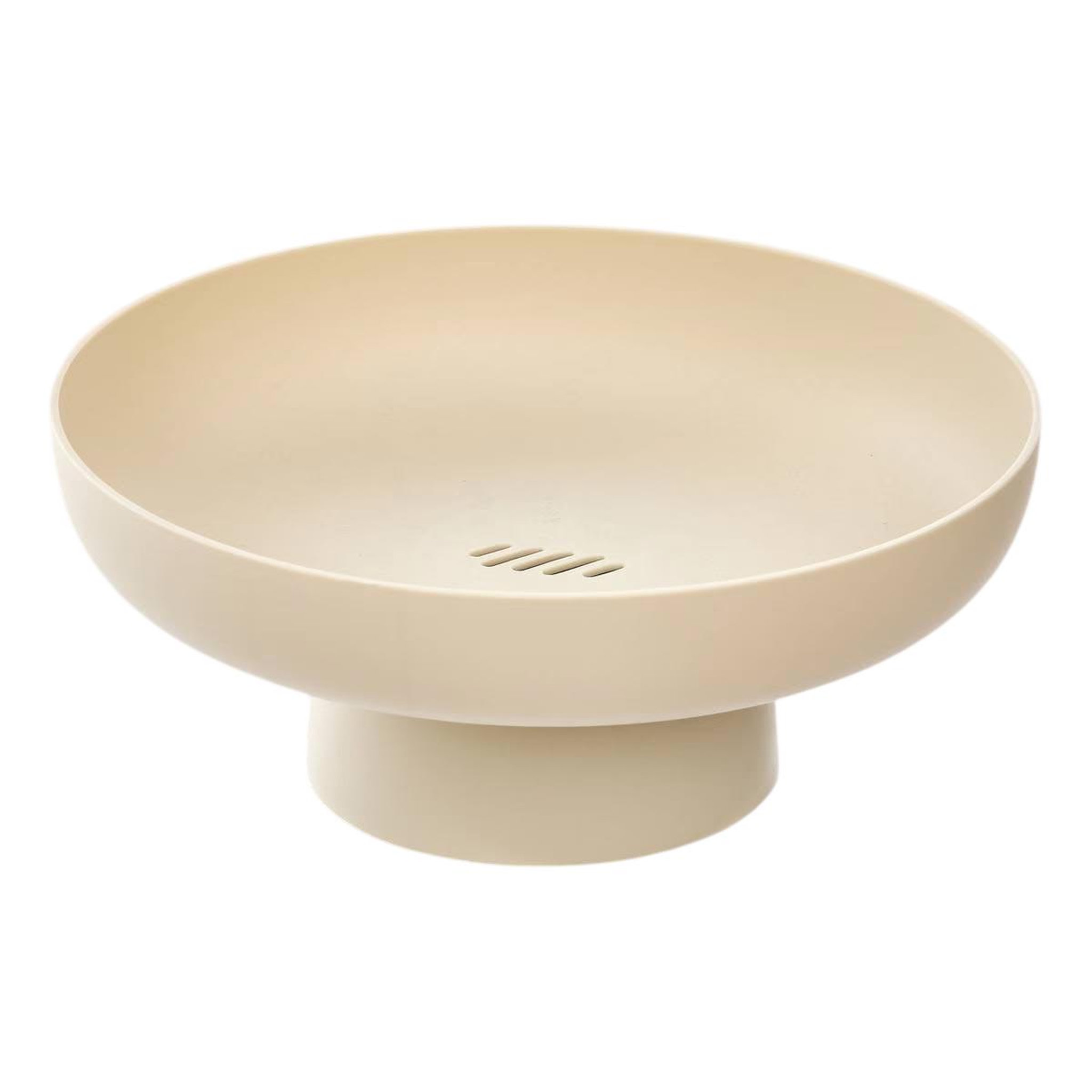 FIVE Corbeille à Fruits sur Pied  Poly  26cm Beige