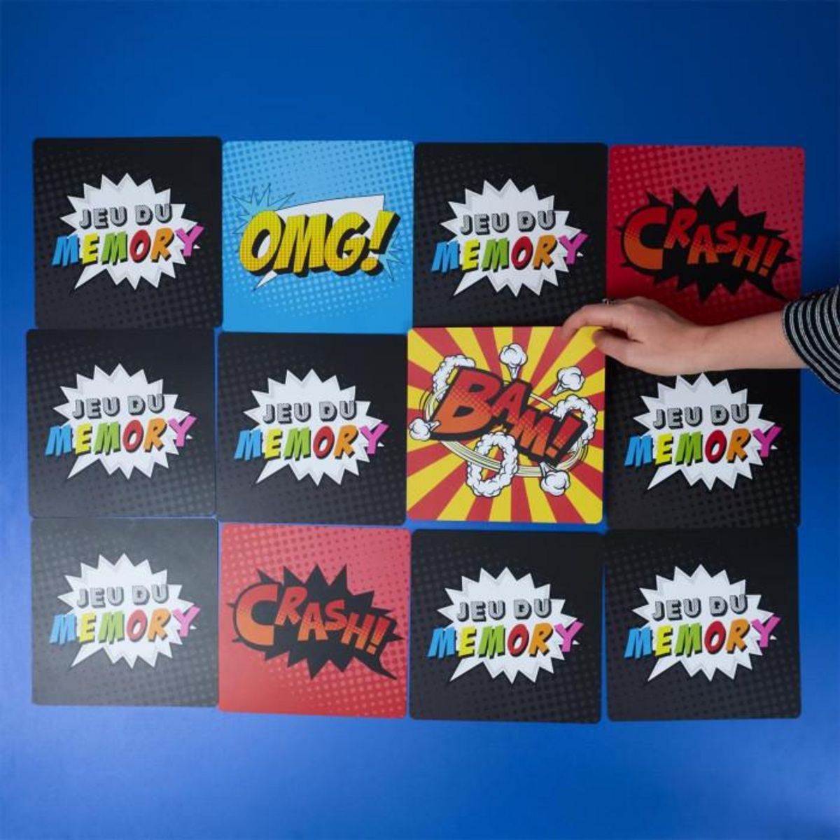 Paris Prix Jeu du Memory Géant  30 Cartes  20cm Multicolore