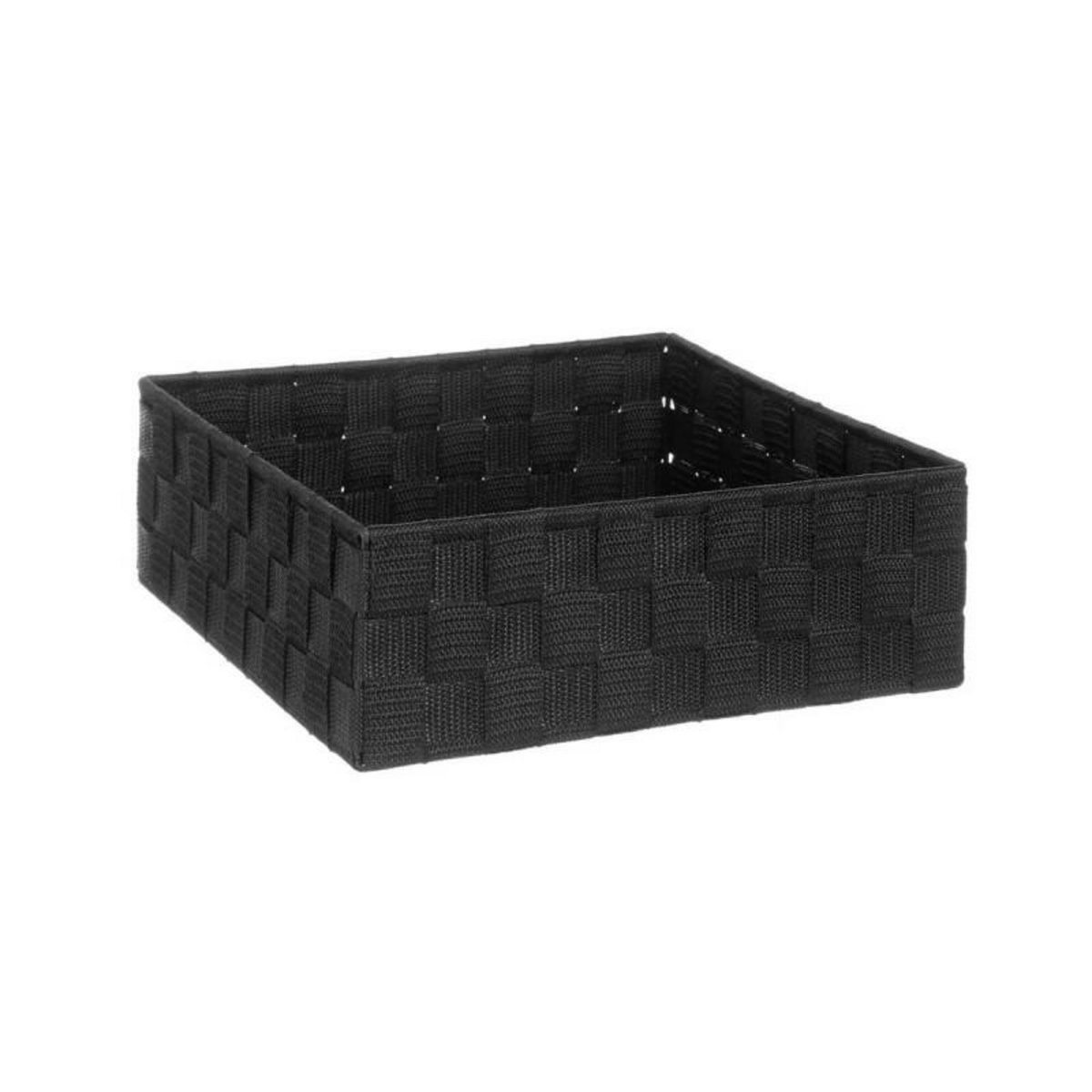  Lot de 4 Paniers de Rangement  Déco  28cm Noir