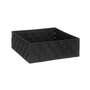 Voir la diapositive 2 :  Lot de 4 Paniers de Rangement  Déco  28cm Noir