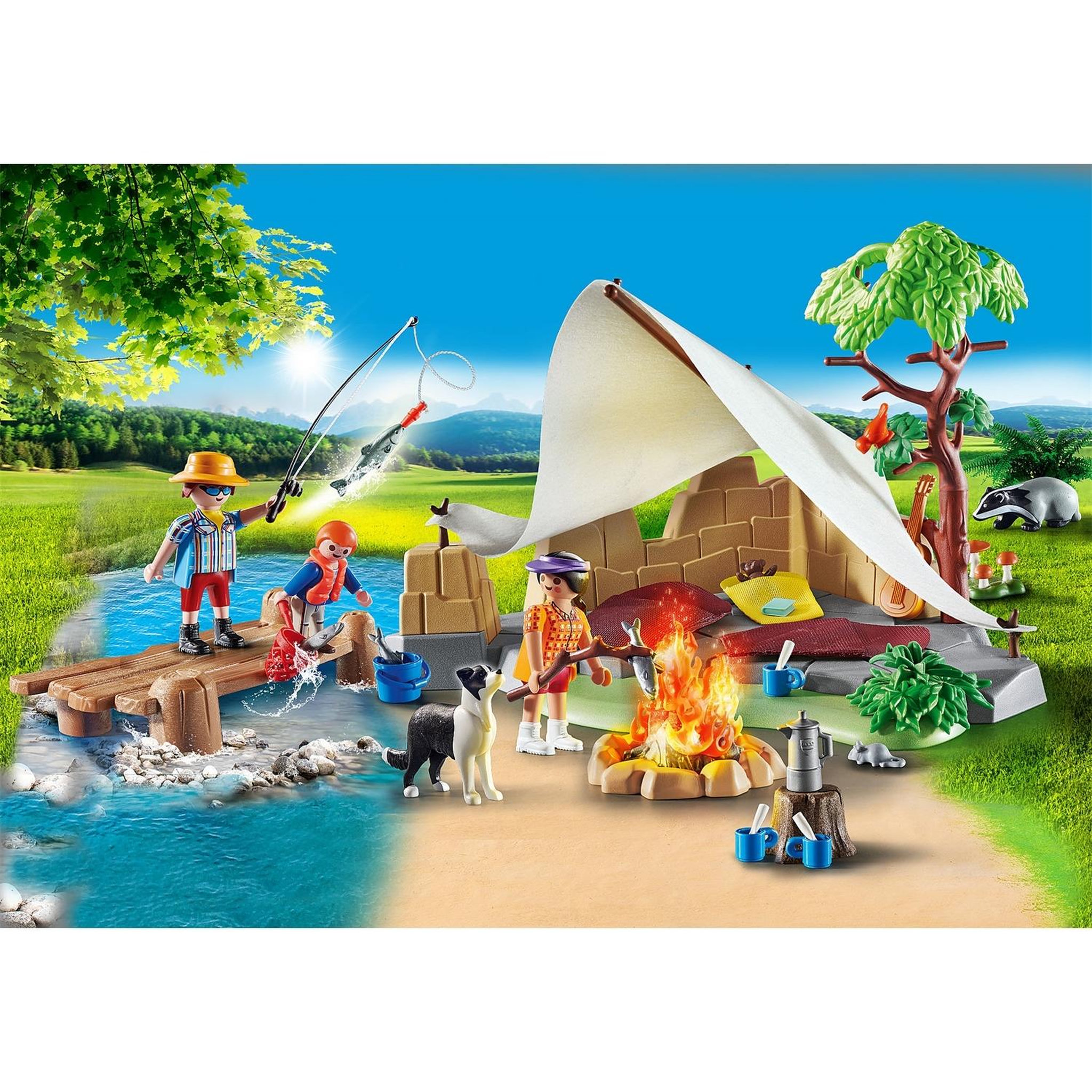 PLAYMOBIL Family Fun Famille de campeurs