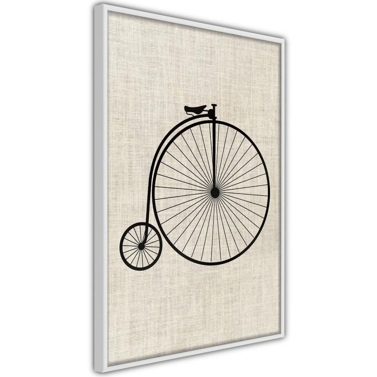Paris Prix Affiche Murale Encadrée  Penny-Farthing