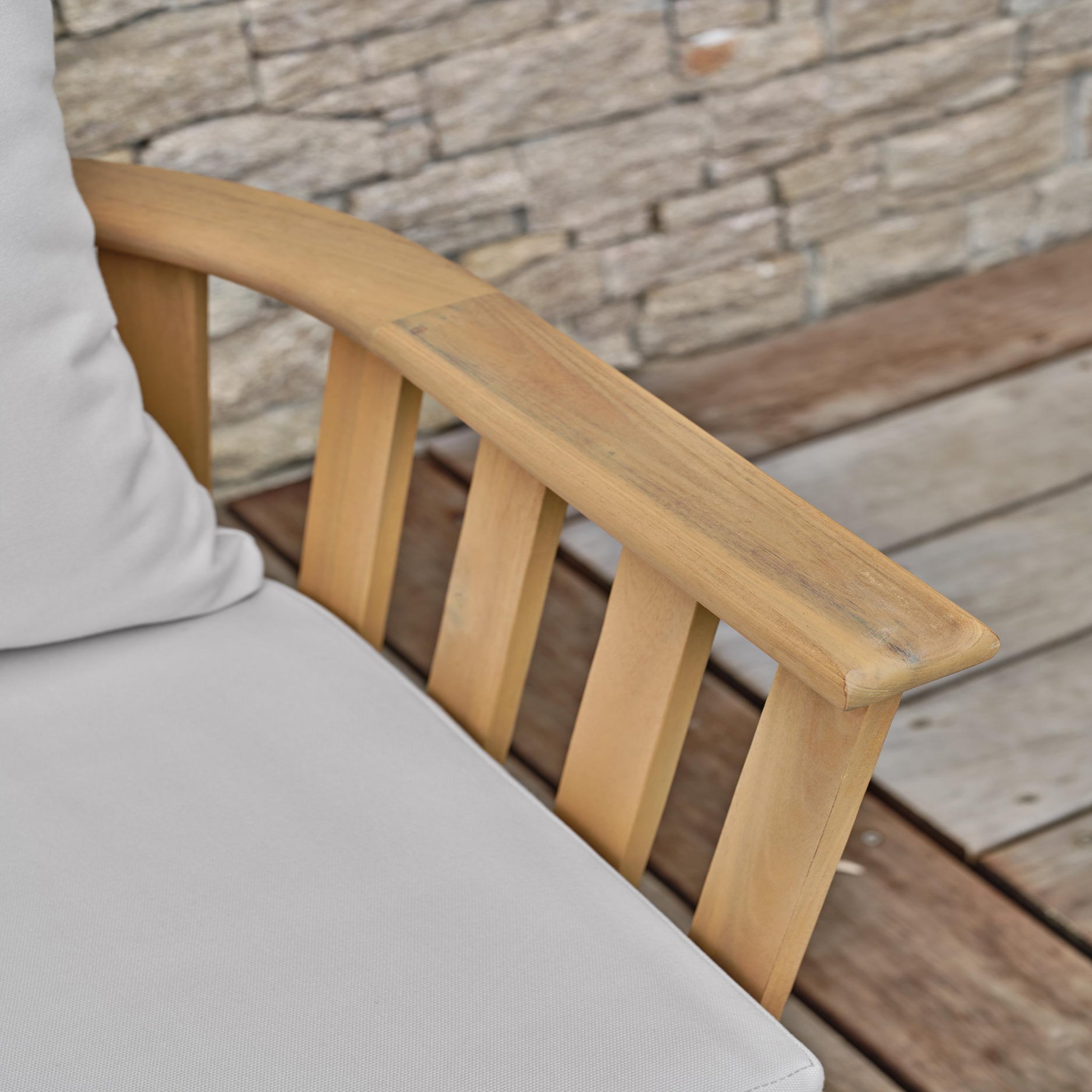 Voir la diapositive 5 : DCB GARDEN Lot de 2 fauteuils de jardin avec coussins