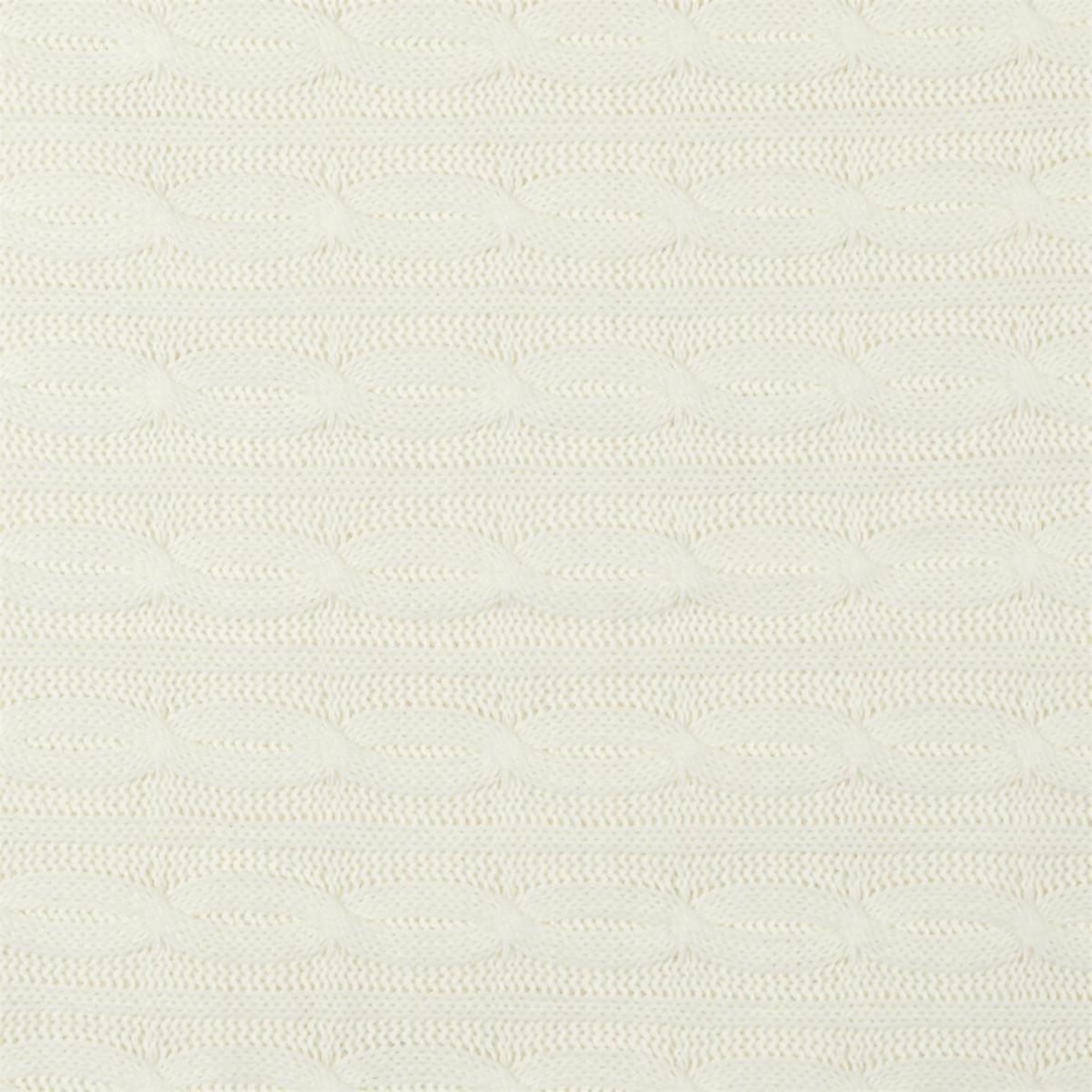 Voir la diapositive 3 : The Home Deco Factory Plaid sherpa  torsadé  120x150cm crème