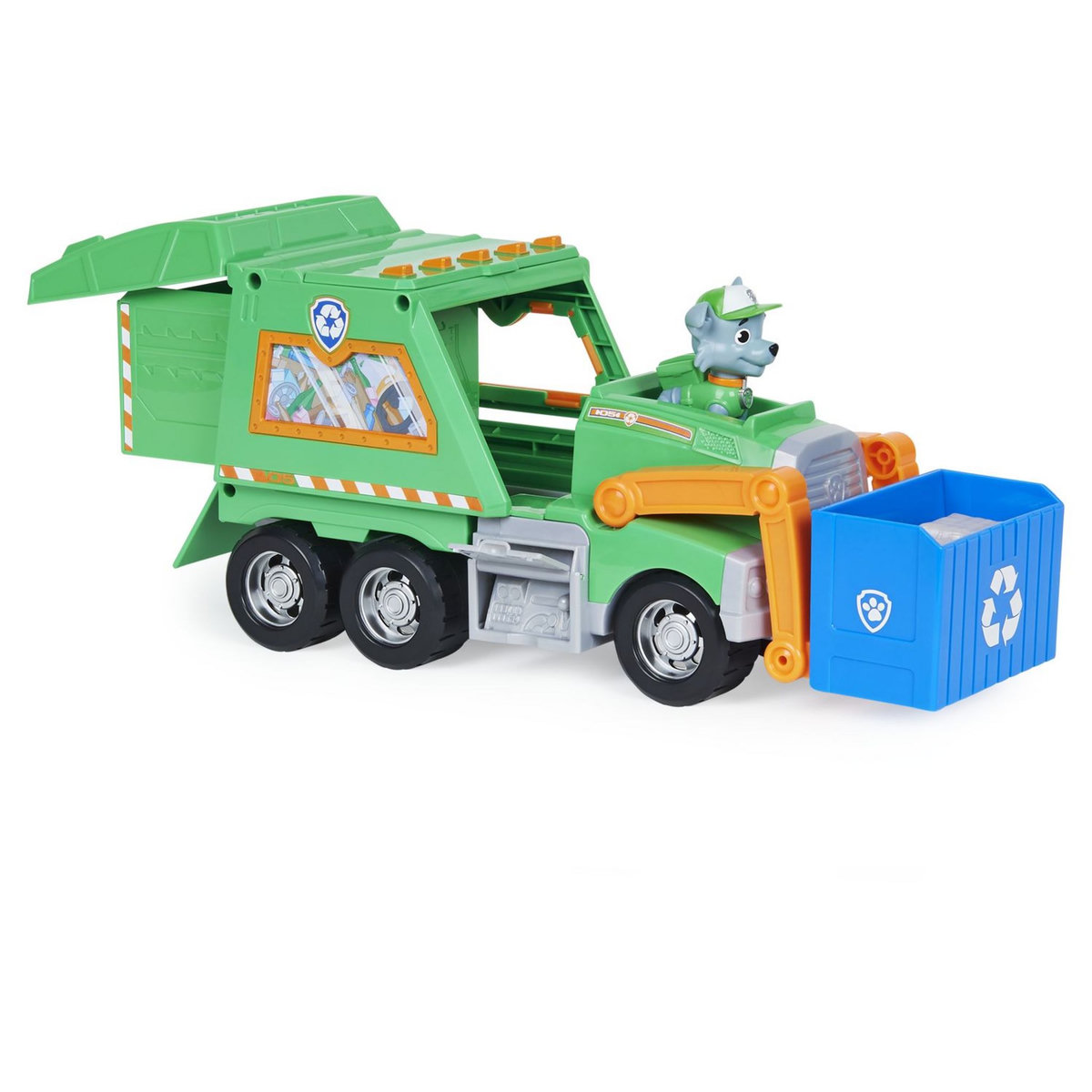 SPIN MASTER Paw Patrol Camion de recyclage avec Rocky