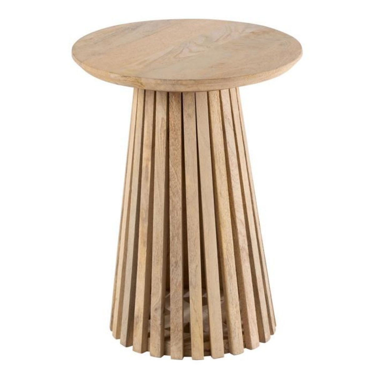 Paris Prix Table d'Appoint Design en Bois  Vincent  40cm Naturel