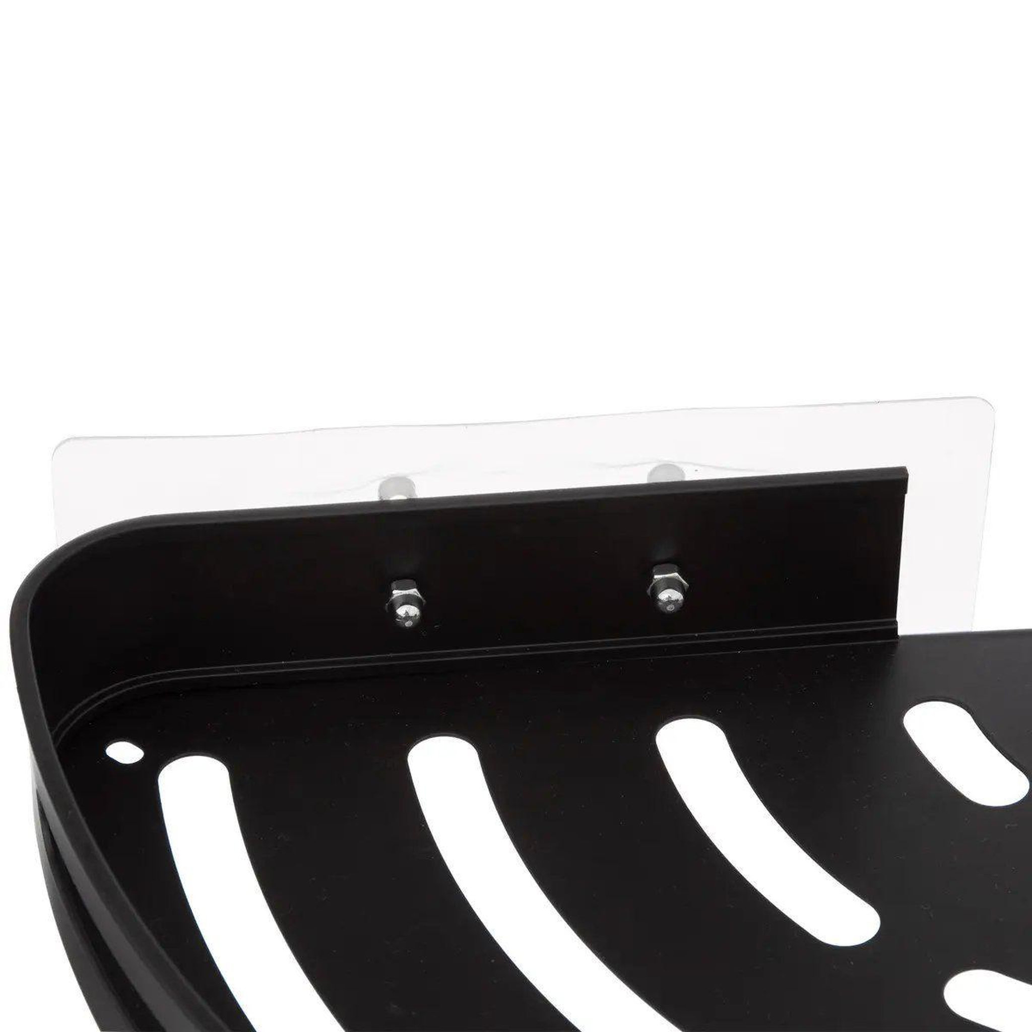 Voir la diapositive 4 : FIVE Étagère d'angle de douche  adhésif  29cm noir