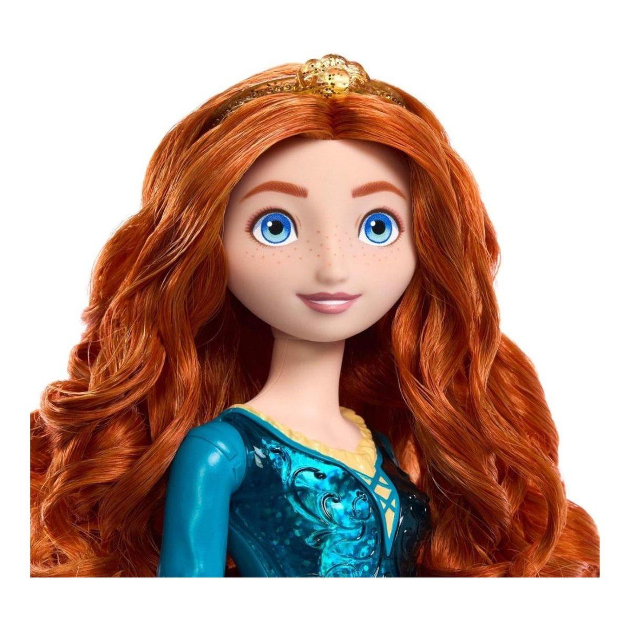 Voir la diapositive 3 : MATTEL Poupée disney princess  hlw13 - mérida rebelle
