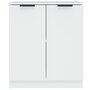 Voir la diapositive 4 : VIDAXL Buffets 2 pcs blanc 60x30x70 cm Bois d'ingenierie