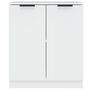 Voir la diapositive 4 : VIDAXL Buffets 2 pcs blanc 60x30x70 cm Bois d'ingenierie