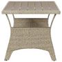 Voir la diapositive 3 : VIDAXL Table de jardin Gris 120x70x66 cm Resine tressee