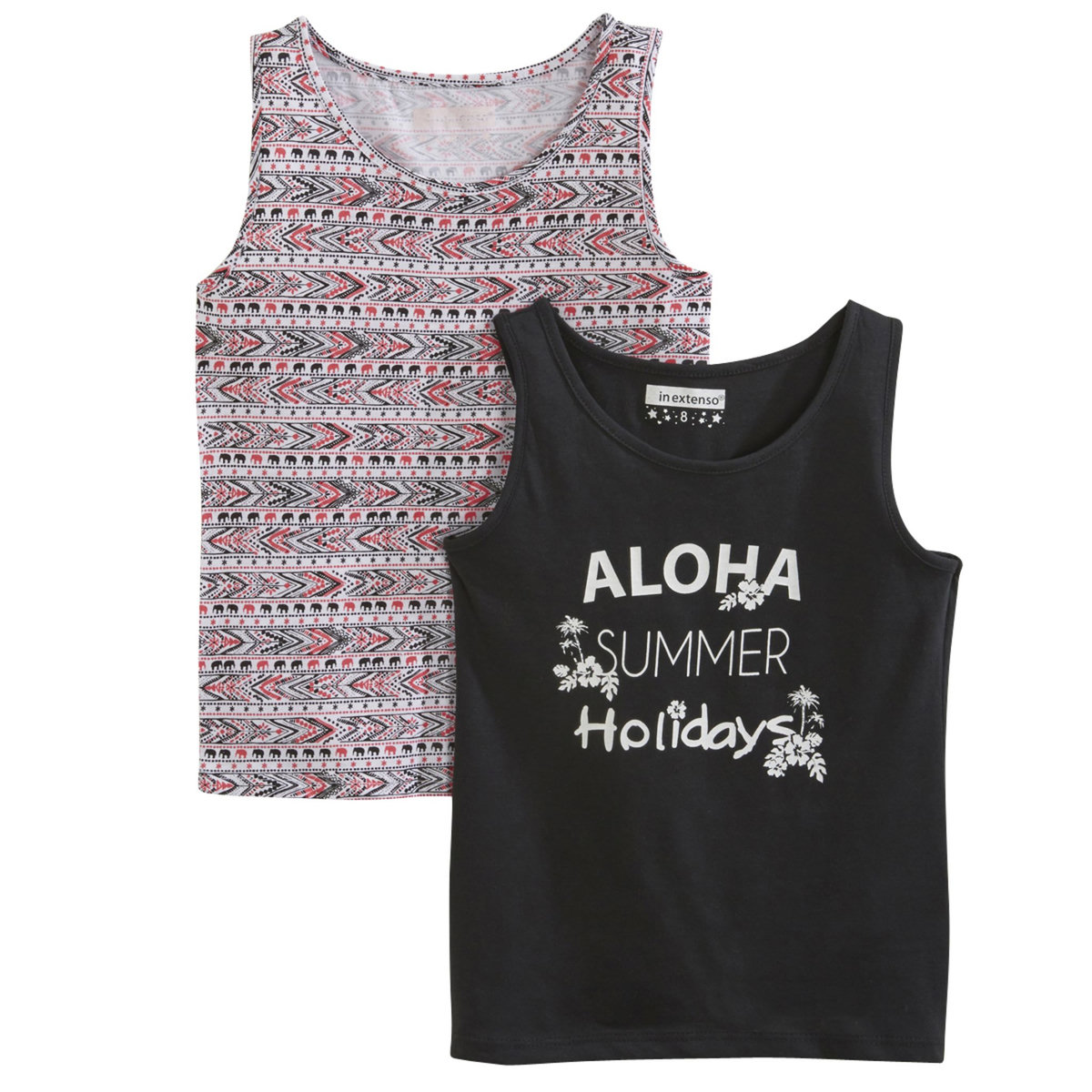 IN EXTENSO Lot de 2 débardeurs fille