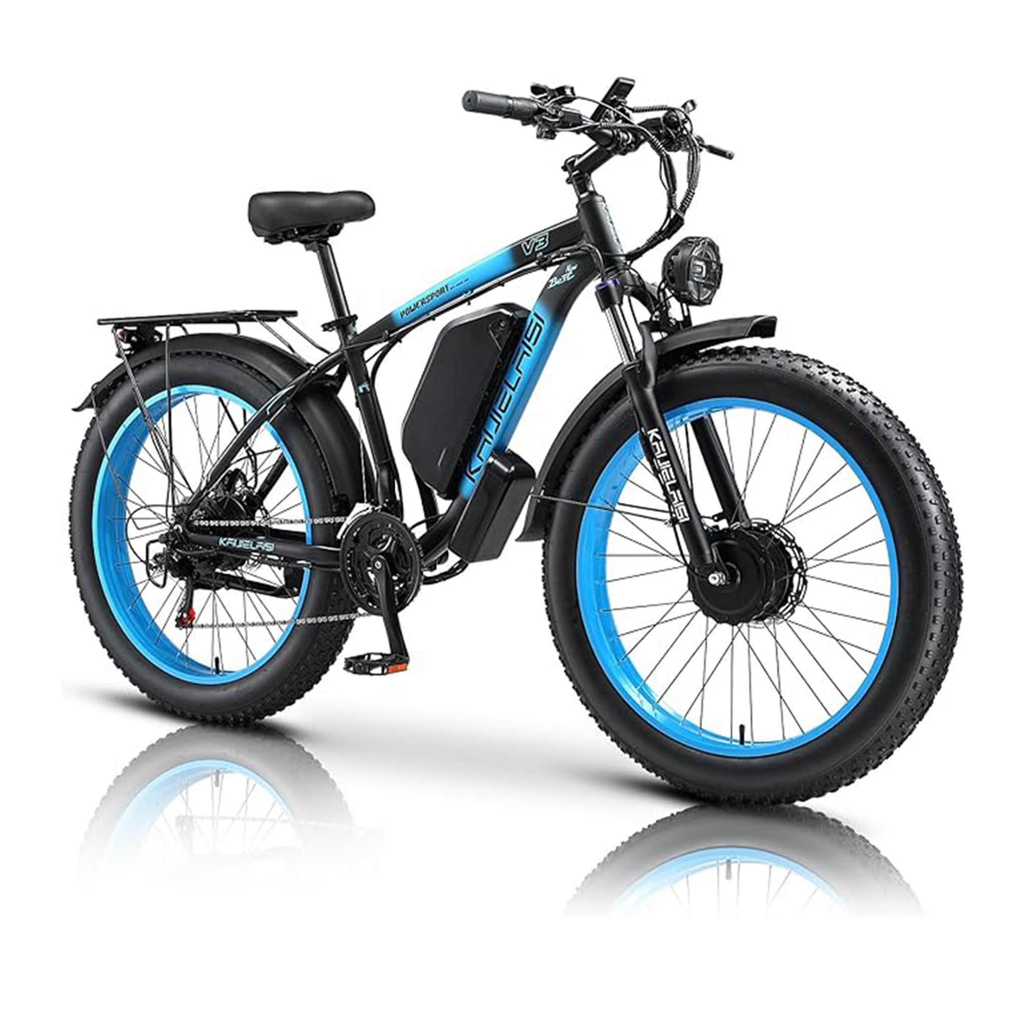 KAIJIELAISI Kaijielaisi v3 vélo électrique. Coloris disponibles : Bicolore, Noir / Bleu