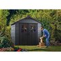 Voir la diapositive 2 : Keter Abri jardin résine - woodium 757 - 5,1 m2 -  gris anthracite - 12-634436