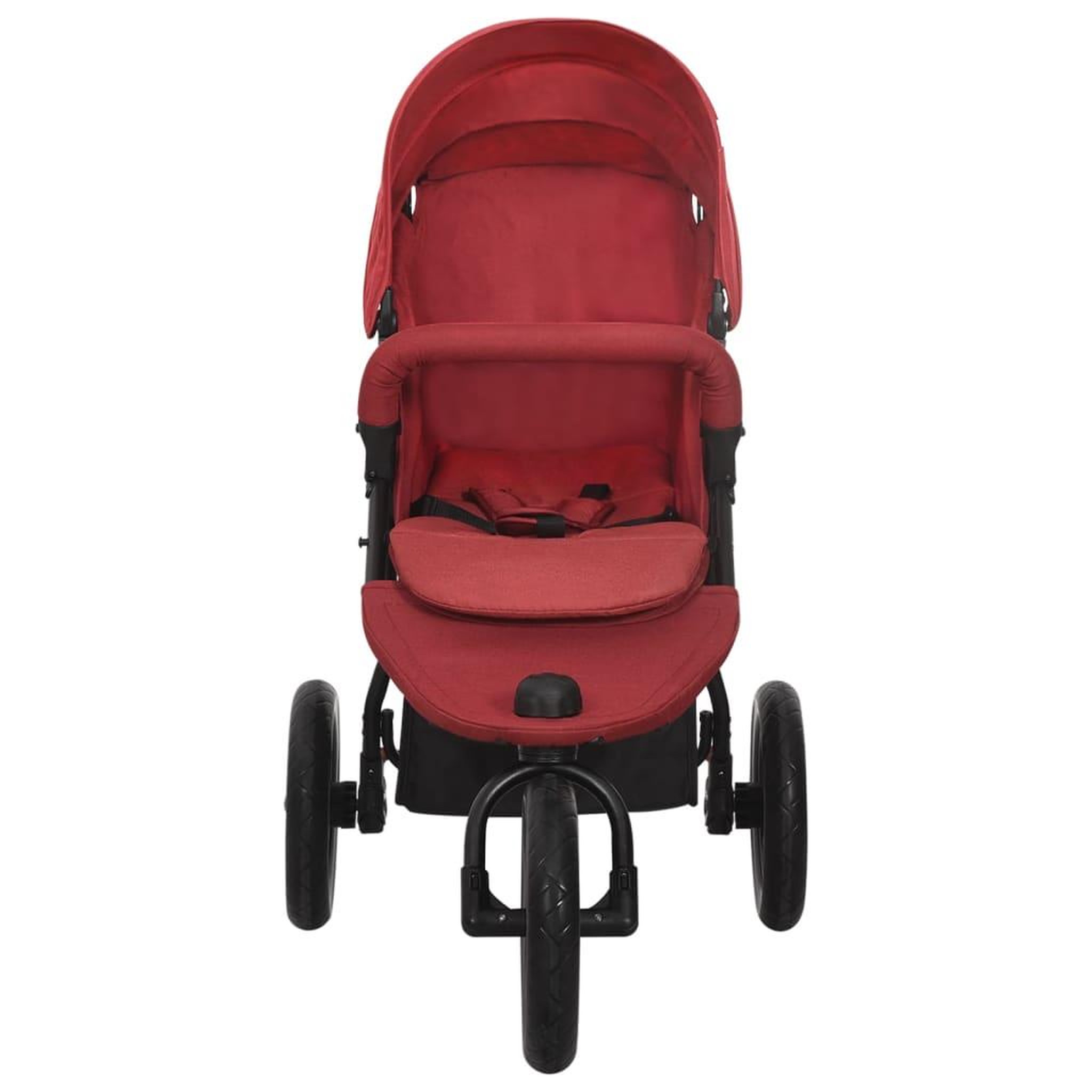 Voir la diapositive 2 : VIDAXL Poussette pour bebe Rouge Acier