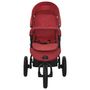 Voir la diapositive 2 : VIDAXL Poussette pour bebe Rouge Acier