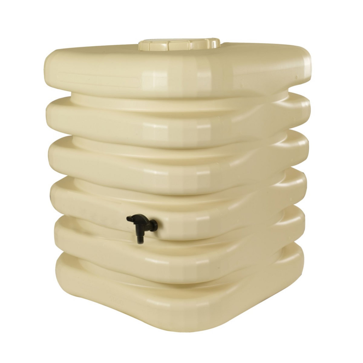 Belli Récupérateur d'eau Beige - 1000L - CUBIQUE