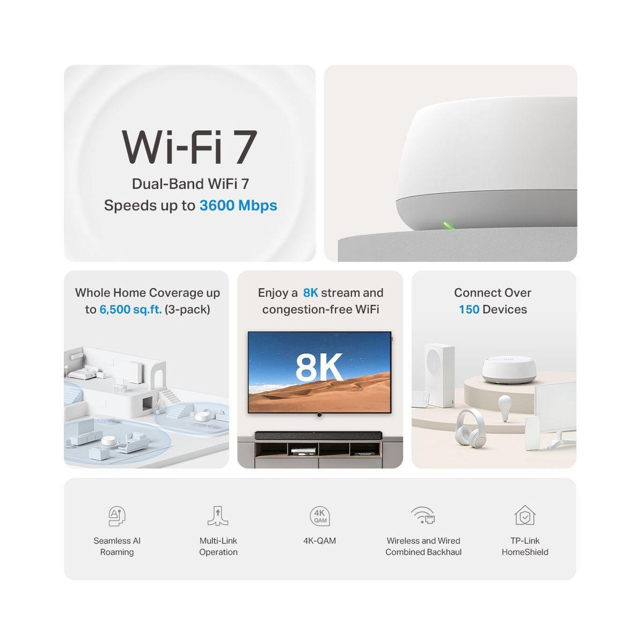 Voir la diapositive 3 : TP-LINK Routeur wifi deco be22 (2 pack) wifi 7