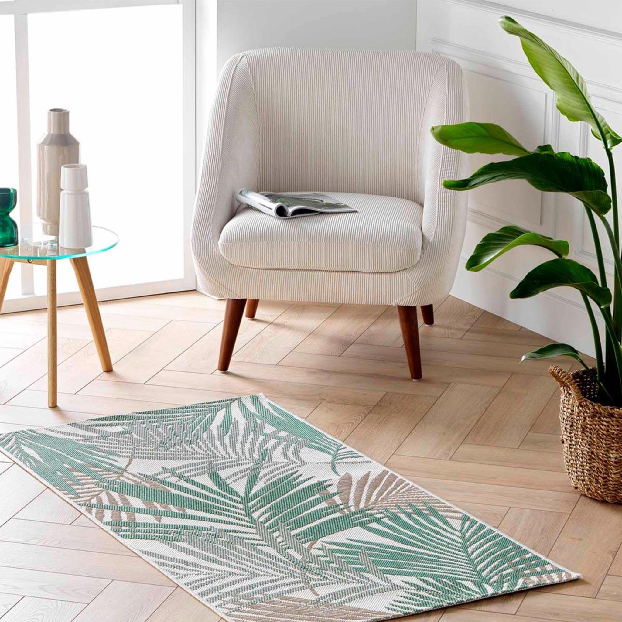 Voir la diapositive 4 : Douceur d'Intérieur Tapis déco tissé  joao  80x150cm vert
