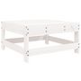 Voir la diapositive 5 : VIDAXL Salon de jardin 8 pcs Blanc Bois de pin massif