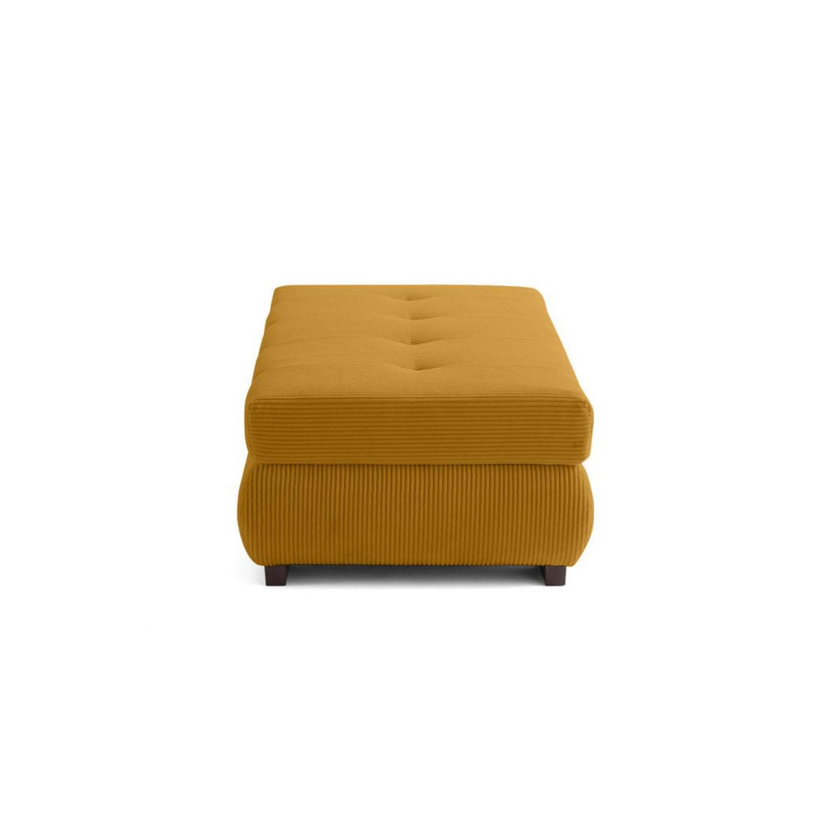 LISA DESIGN Vermont - pouf d'appoint - en velours côtelé