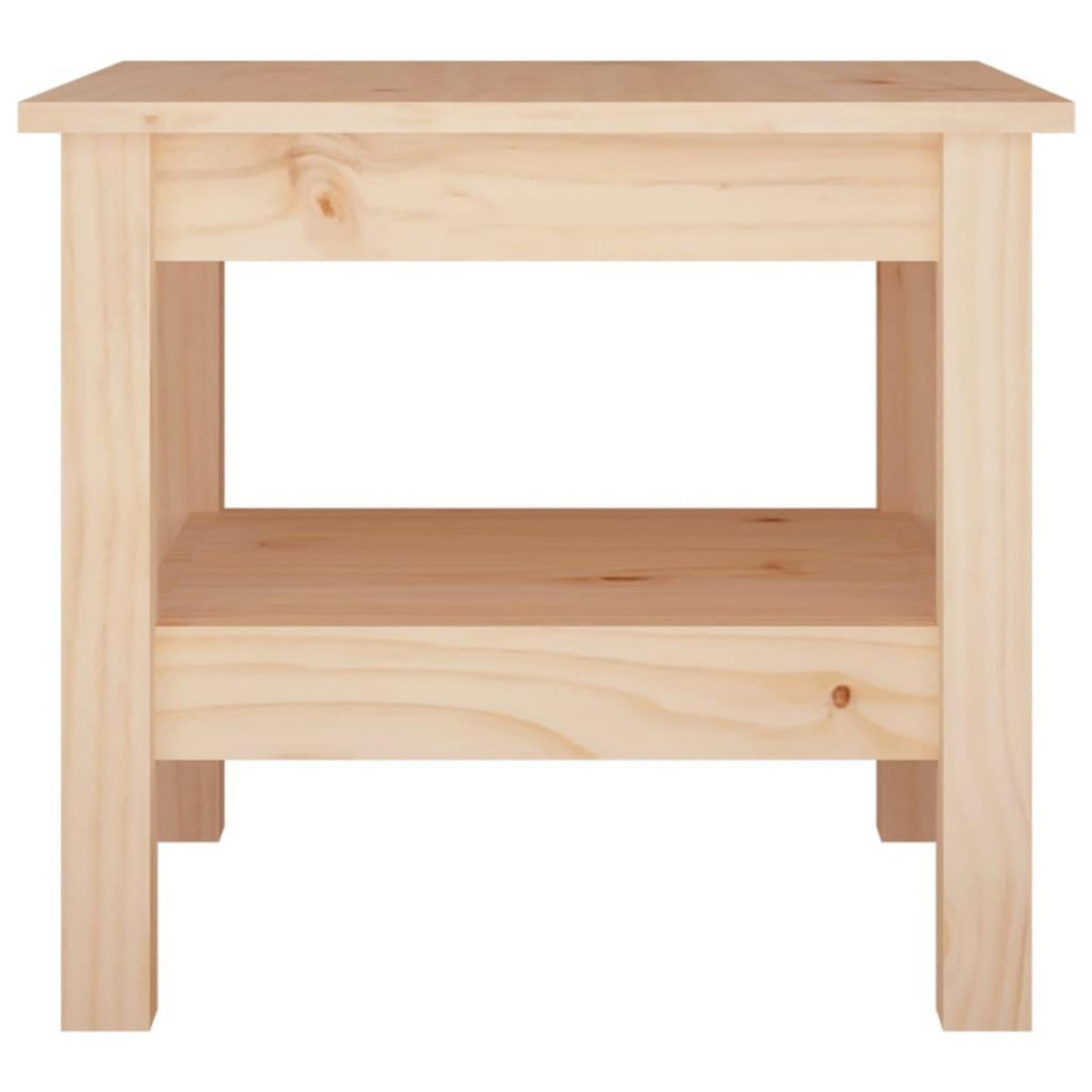 VIDAXL Table basse 45x45x40 cm Bois massif de pin
