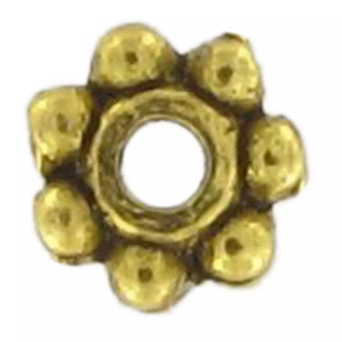 MegaCrea Perle rondelle intercalaire métal Ø4mm Doré (lot de 10)